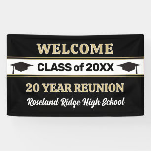 Lona Estandarte de Reunión de Clase de 20 años