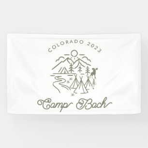 Lona Estandarte de soltera de Campamento / Telón de fon