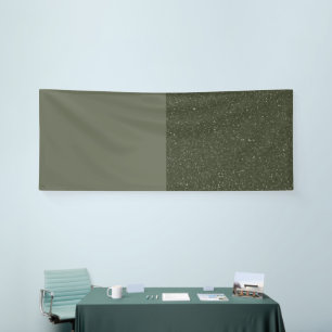 Lona Estandarte de textura dividida verde musgo persona