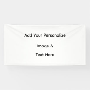 Lona Estandarte de vinilo personalizado, 1,2 m x 2,4 m