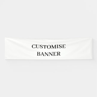 Lona Estandarte de vinilo profesional, 2.5' x 10' perso