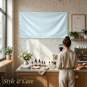 Lona Estandarte en blanco 1.6'x3' con fondo de acuarela