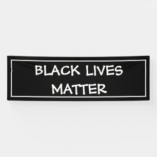 Lona Estandarte exterior - Las vidas negras importan