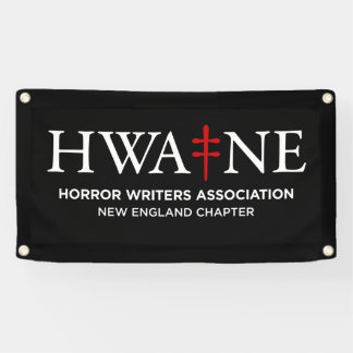 Lona Estandarte negro HWA-NE para eventos lg 6/25