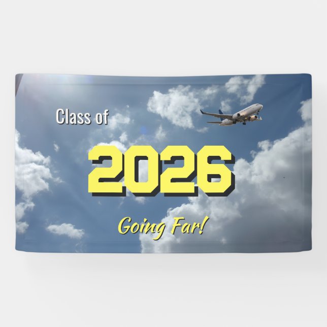 Lona Estandarte personalizable de Going Far (Horizontal)
