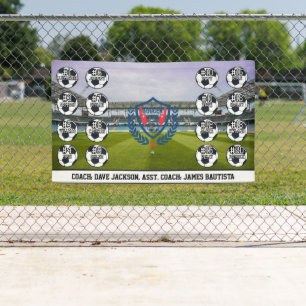 Lona Estandarte Personalizado de Equipo de Fútbol de As