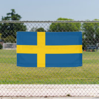Estandarte personalizado de la bandera de Suecia p