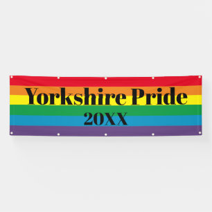Lona Estandarte Personalizado - Orgullo Ciudad/Pueblo/A