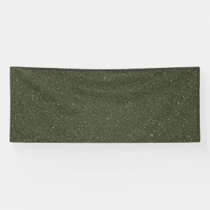 Lona Estandarte personalizado verde con musgo moteado