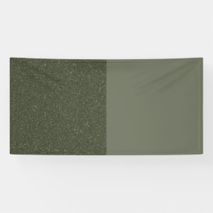 Lona Estandarte personalizado verde de dos tonos