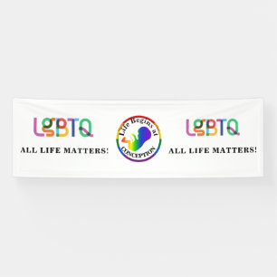 Lona Estandarte Pro-Vida LGBTQ+