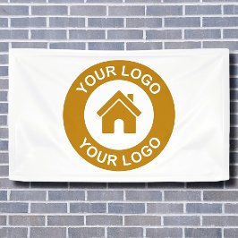 Lona Estandarte Promocional de Logotipo Empresarial Per