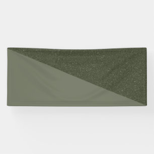 Lona Estandarte Texturizado Verde Musgo Diagonal