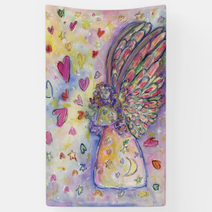 Lona Estandartes personalizados Angel Hearts del univer
