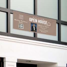 Lona Estate Open House Logo Photo Light Brown