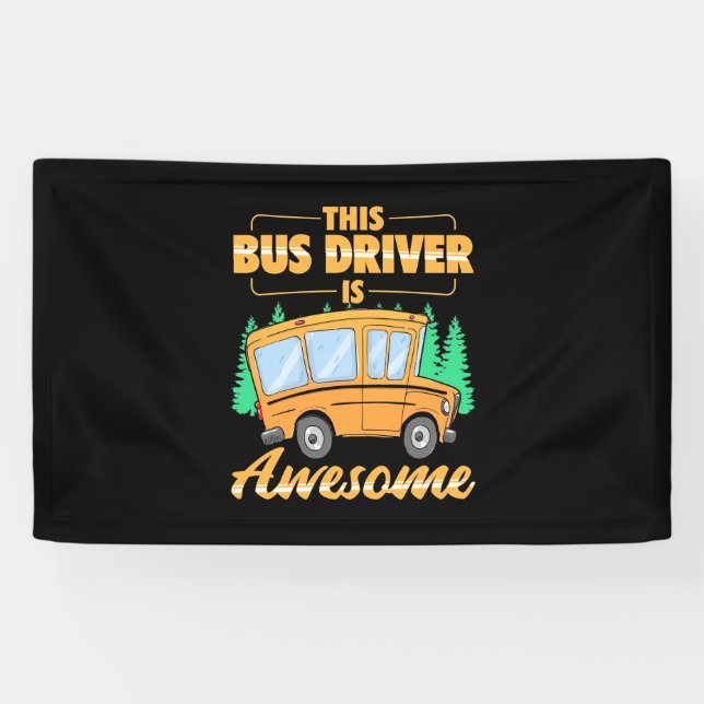 Lona Este Conductor de Autobús es Increíble (Horizontal)