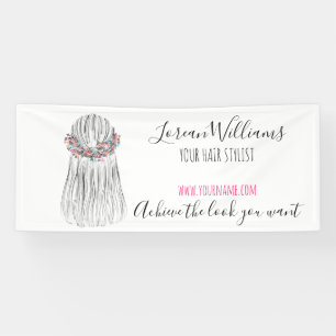 Lona Estilo de la flor estilo pedernal Boho Hair Stylis