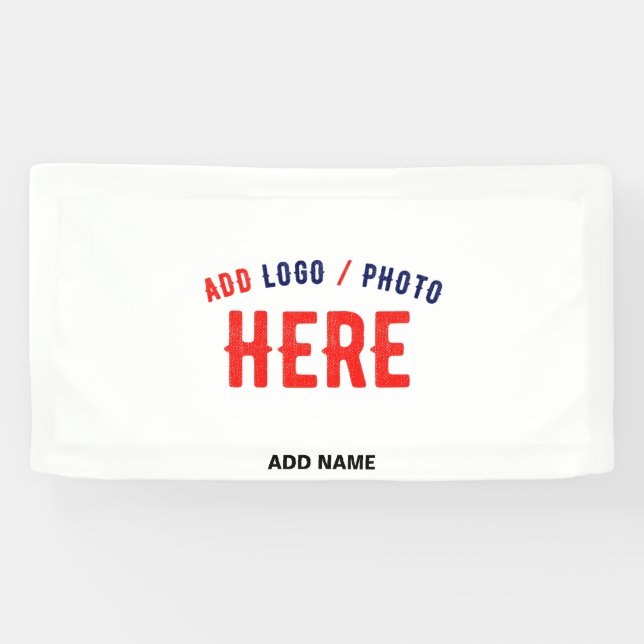 LONA ESTILOSO MODERNO PERSONALIZABLE BLANCO VERIFICADO  (Horizontal)