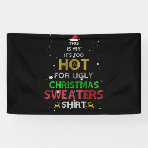 Lona Esto es mi Navidades muy calientes sudorosos