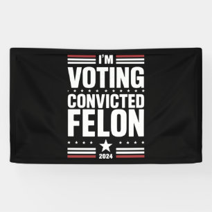Lona Estoy votando por el delincuente convicto Pro Trum