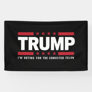 Lona Estoy votando por el delincuente convicto Pro Trum