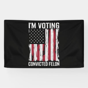 Lona Estoy votando por el delincuente convicto Pro Trum
