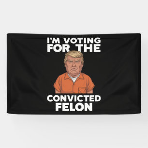 Lona Estoy votando por el delincuente convicto Pro Trum