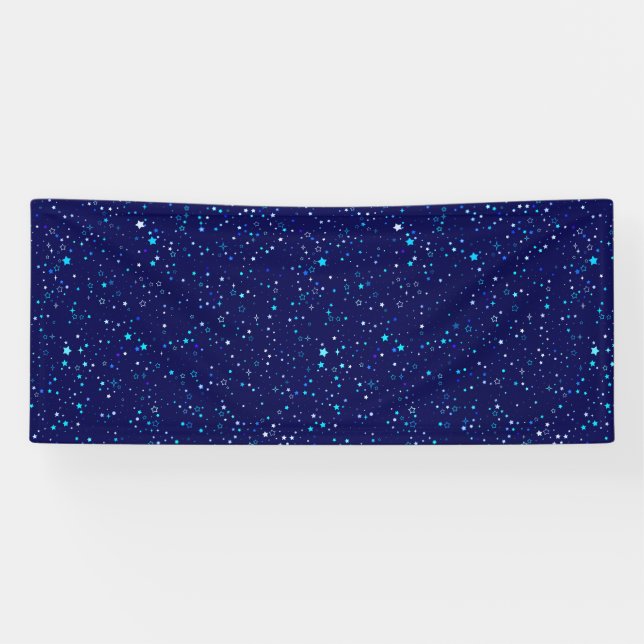 Lona Estrellas azules 2 (Horizontal)