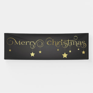 Lona Estrellas navideñas Gold Merry