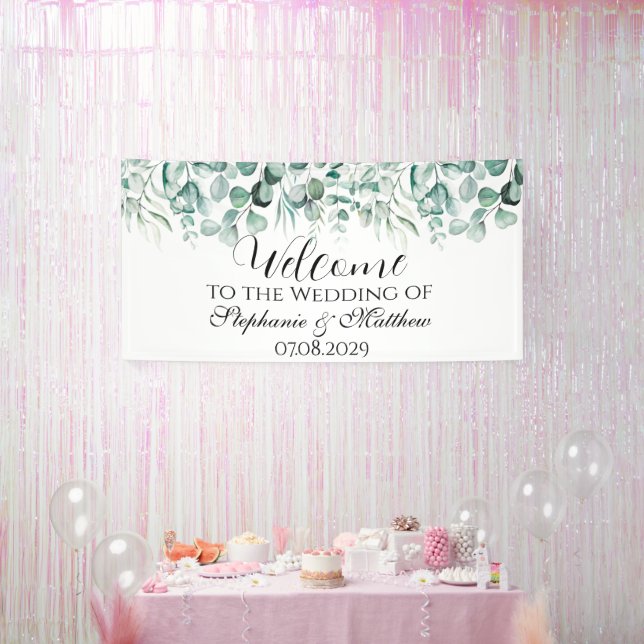 Lona Eucalyptus Boda Rústico Botánico (Fiesta)