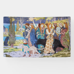 Lona Eugene Grasset - Panel Decorativo Armonía