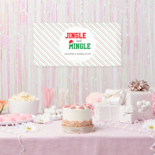 Lona Evento Boda de Navidades Jingle y Mingle