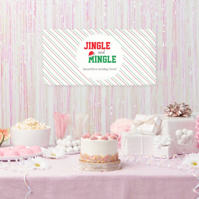 Lona Evento Boda de Navidades Jingle y Mingle (Fiesta)