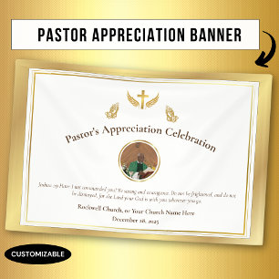 Lona Evento de Celebración de Apreciación del Pastor de