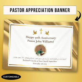 Lona Evento de Celebración de Apreciación del Pastor de