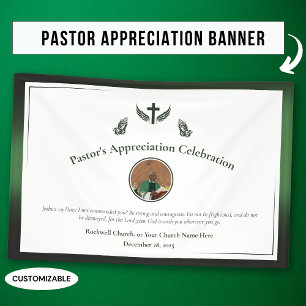 Lona Evento de celebración de la Apreciación del Pastor