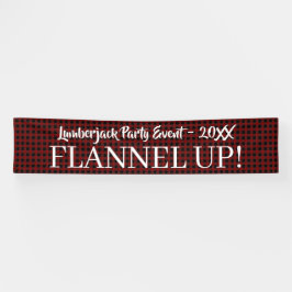 Lona Evento de Personalizado de tipografía de lumberjac