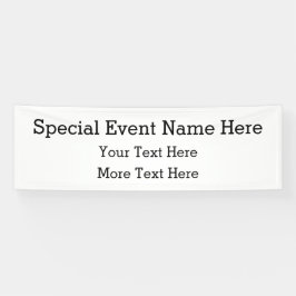 Lona Evento especial de negocios