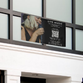 Lona Evento promocional de música de cantante