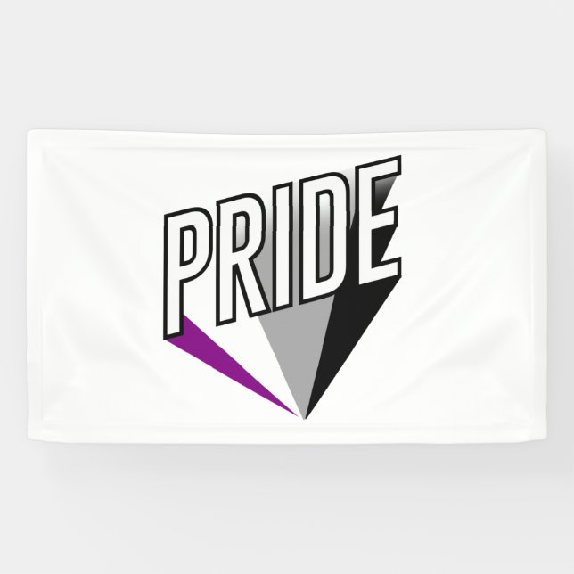 Lona Explosión del Orgullo Asexual (Horizontal)