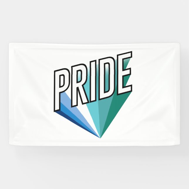 Lona Explosión del Orgullo Gay Masculino (Horizontal)