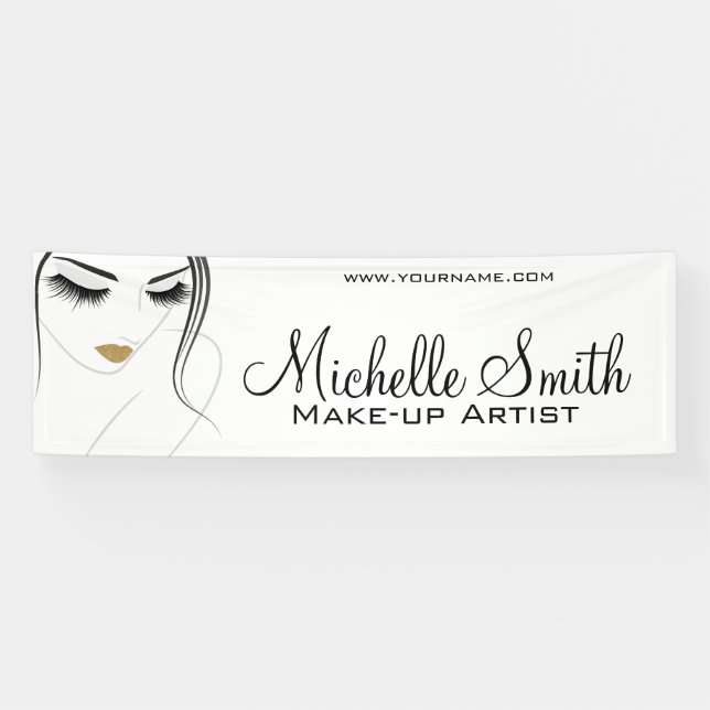 Lona Extensiones Lash de latigazos largos (Horizontal)