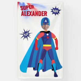 Lona Fab Birday Superhero Estados Unidos Sorprendente n