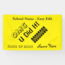 Lona Fácil corrija OMG Congrats