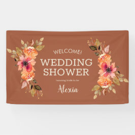 Lona Fall Floral Bridal Shower Terracotta