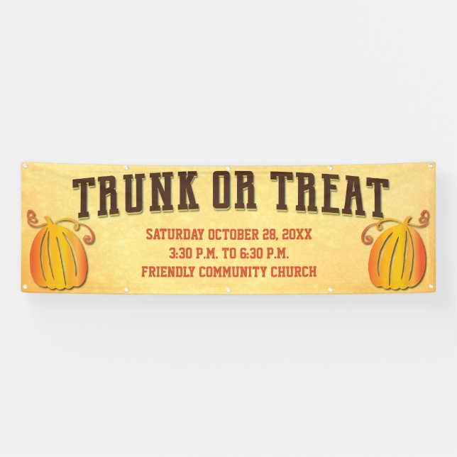 Lona Fall Harvest Pumpkin Trunk o Trek Event (Horizontal)