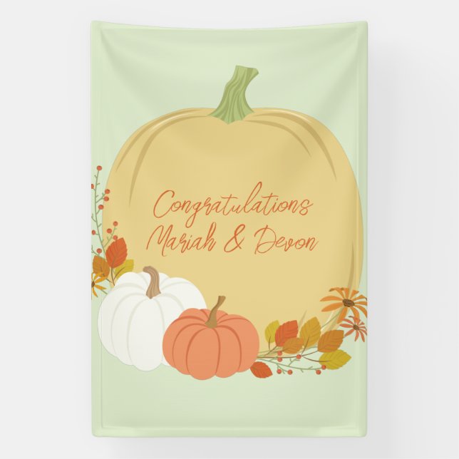 Lona Fall Pumpkin Baby Shower (Vertical)