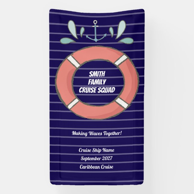 Lona Familia Cruise Squad (Vertical)