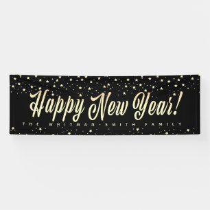 Lona Familia Feliz Año Nuevo