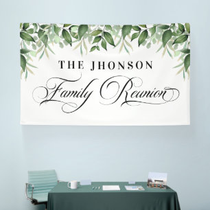 Lona Family Reunion greenery backdrop